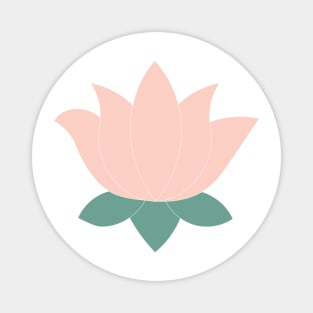Pink Lotus Flower Magnet